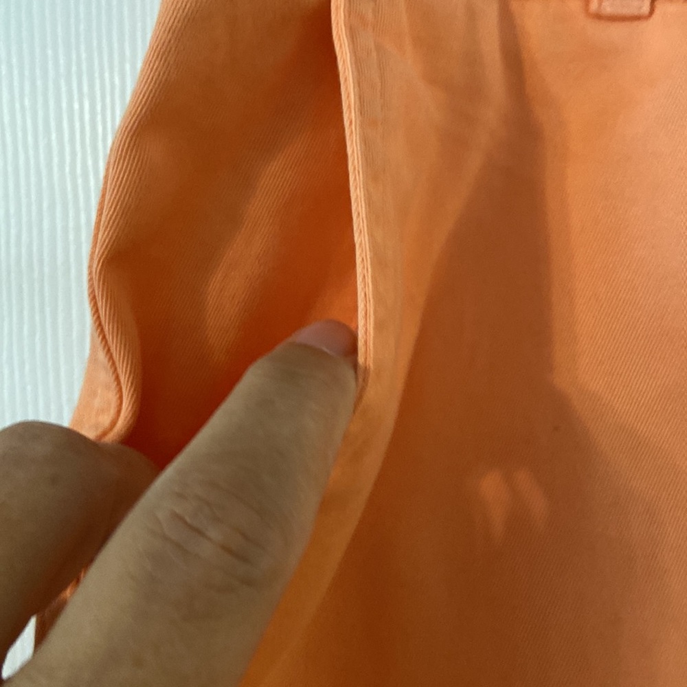 Vineyard Vines Skirt size 2 brand new with tags color Orange two front pockets - Picture 5 of 12